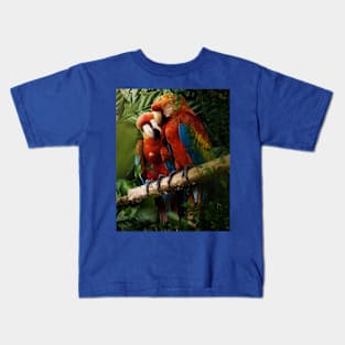 Beautiful Parrots Kids T-Shirt